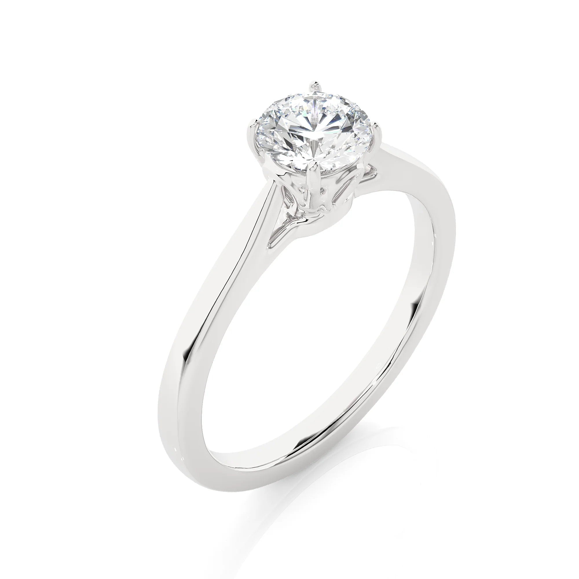 Ethically Sourced EF VS/SI Lab-Grown Diamond Solitaire Engagement or Wedding Ring – IGI Certified Diamond in 14K Real Gold